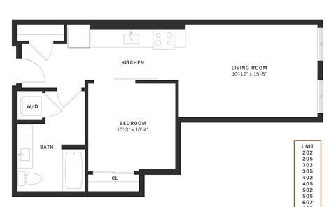 Urban 1 Bedroom U2